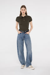 EVEN KHAKI TRİKO TOP
