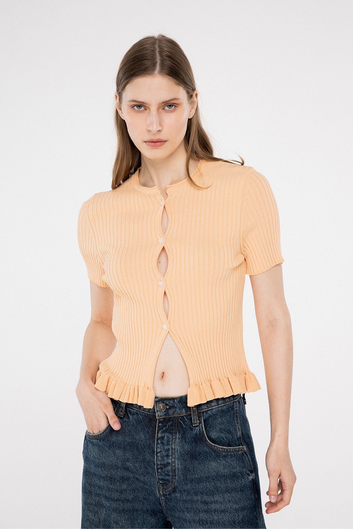 ELIA SOFT SALMON TRİKO TOP