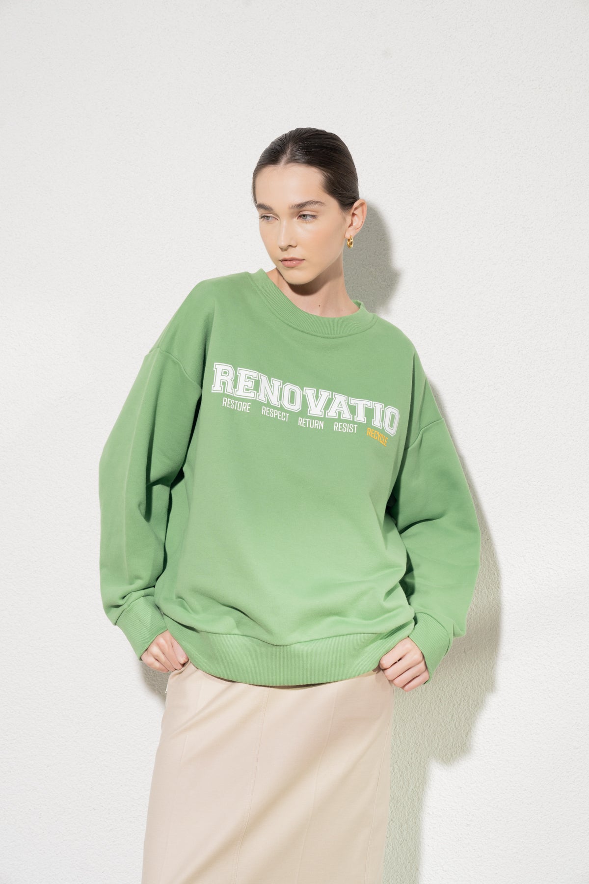 RENOVATIO SWEATSHIRT - GREEN