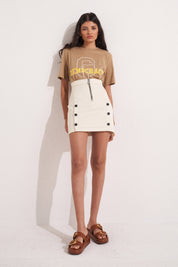 DEMOCRACY T-SHIRT - BEJ