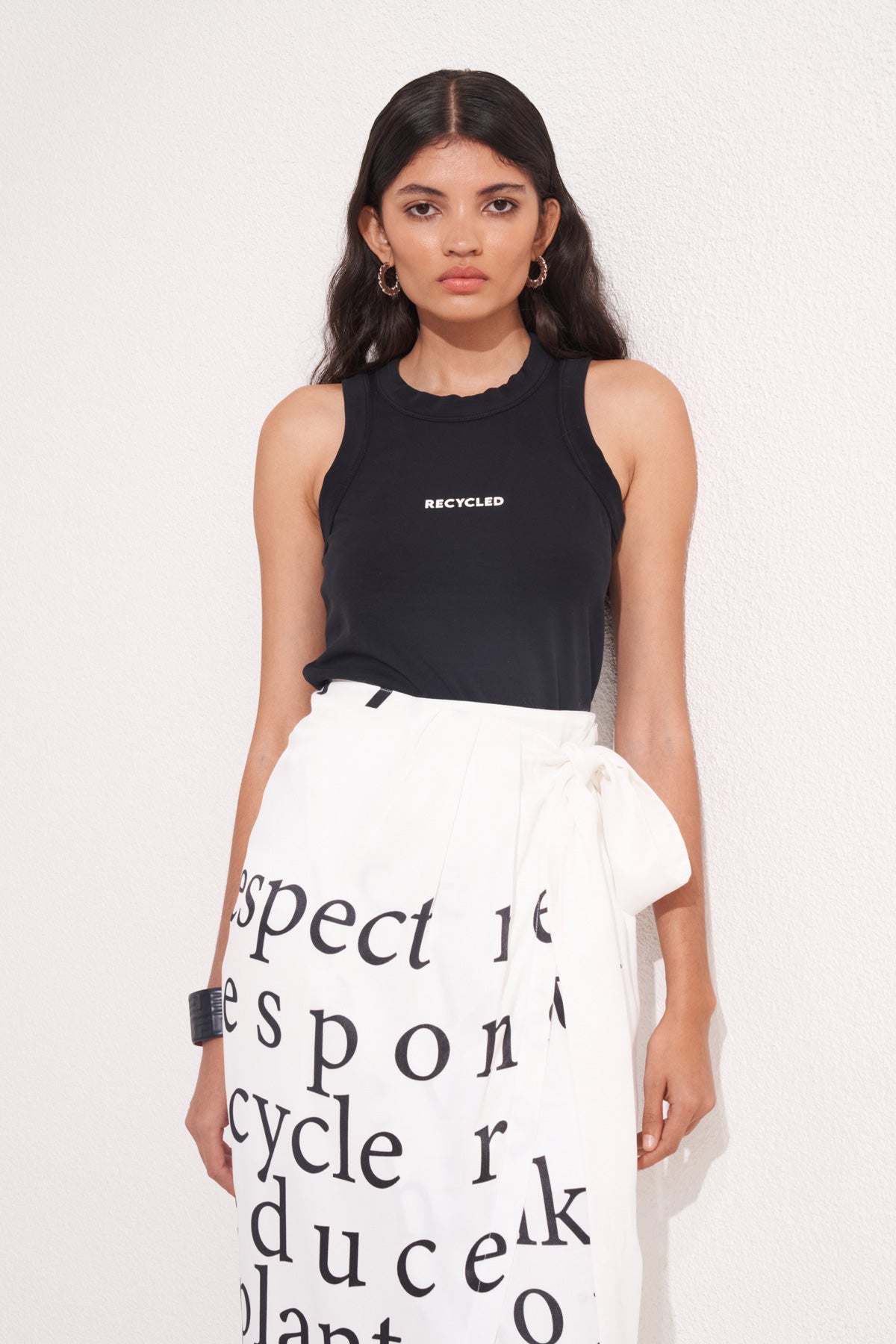 RESPECT SKIRT - WHITE